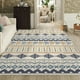 thumbnail image 3 of Bohemian National Style Living Room Decoration Carpet Nordic Bedroom Bedside Plush Carpets Retro Study Cloakroom Fluffy Soft Rug My Lux Decor Round, 3 of 10