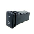thumbnail image 2 of CIMAXIC 12V Car Switch Starting Pattern Push Button with 15cm Cable for Camry Yaris Highlander Prius Ralink Corolla Vios Reiz Prado - Blue Light (Black),1.3"X0.87"X1.97", 2 of 4