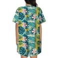 thumbnail image 6 of Sigee Tropical Floral for Sleepwear Casual Pjs with Pockets Women's Pajamas Sets Shorts 2 Piece Short Sleeve Lounge Sets, 6 of 9