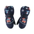 thumbnail image 2 of BKQCNKM Kids Gloves Ski Gloves Mittens Toddler Boys Girls Thick Ski Outdoor Gloves Snow Warm Kids Baby Gloves for Cold Weather Navy M, 2 of 9