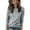 15#Light Gray, variant on Women's Turtleneck Sweater Long Sleeve Casual Fall Winter Knit Pullover Sweater Top Beige L