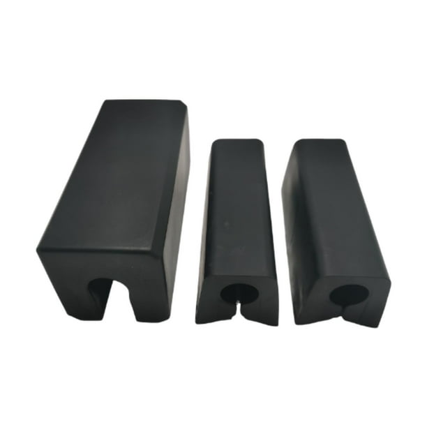 Soporte para motor de barco Soporte para motor fueraborda Práctico protector universal de goma para espejo de popa Piezas para remolque Protectores de