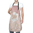 thumbnail image 2 of Boss Lady Waterproof Apron With 2 Pockets, Adjustable Oxford Kitchen Aprons For Cooking, Baking, Gardening, Painting & Grooming, Chef Bib For Women & Men, 2 of 7