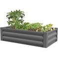 thumbnail image 1 of Panacea Products 83396 48 x 24 x 12 in. Raised Galvanized Planter, 1 of 1