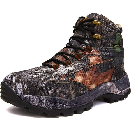 

Men s Camo Hunting-Boot Waterproof Hiking Boots -slip Lightweight Breathable Durable Outdoor Shoes High-cut Fishing Climbing Working Trekking