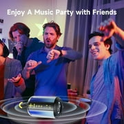 Full Screen TWS Dazzle Colour Pulsation Bluetooth Speakers Audio Outdoor Subwoofer RMG Lights Computer Home Plug Card