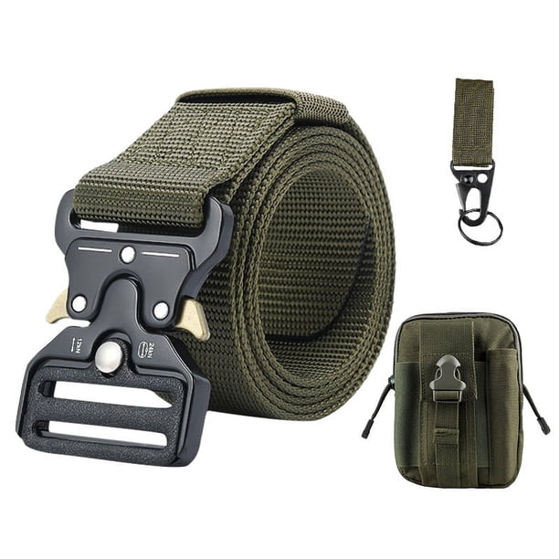 Cinturón táctico exclusivo Cobra Cinturón multifuncional para exteriores para hombre Cinturón de nailon de moda, Accesorio de moda de ajuste cómodo
