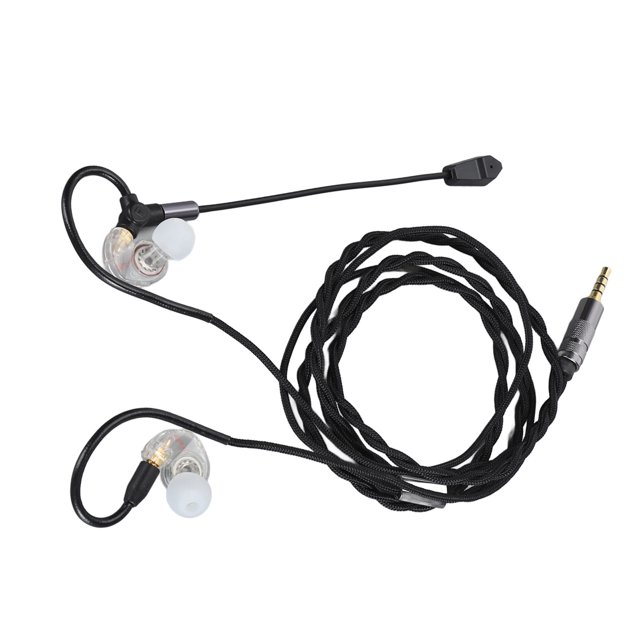 Gaming Earbuds Wired with Microphone, 3.5mm Wired Detachable Earphone & Mic, Gaming Headset with Braided Wire for for Switch for Mobile Phone PC Tablet Laptop