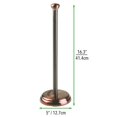 thumbnail image 3 of mDesign Metal Free-Standing Toilet Paper Holder - Bronze, 3 of 6
