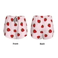 thumbnail image 4 of Disketp Strawberry Print Women's Shorts Workout Shorts for Athletic Gym Running Shorts with Phone Pockets, 4 of 8