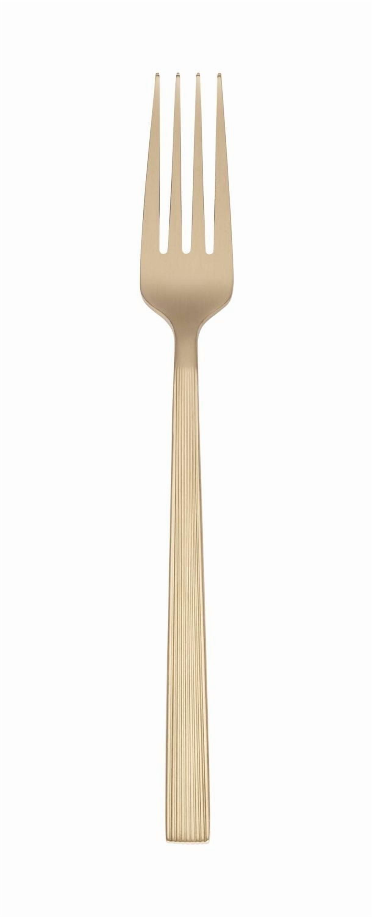 BHG RIVER GOLD SATIN DINNER FORK, Classic design and modern style