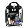 thumbnail image 6 of Eastsport Double Handle Clear Backpack, Black, 6 of 8