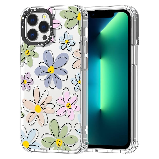 Funda de teléfono MOSNOVO para iPhone 13 Pro Max Buffertech, TPU transparente