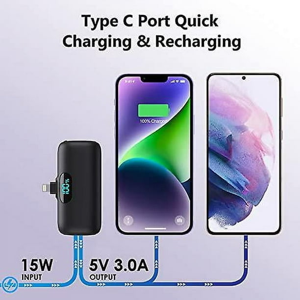 Cargador Portátil JOYROOM Power Bank De 10000 MAh Con Cables Integrados