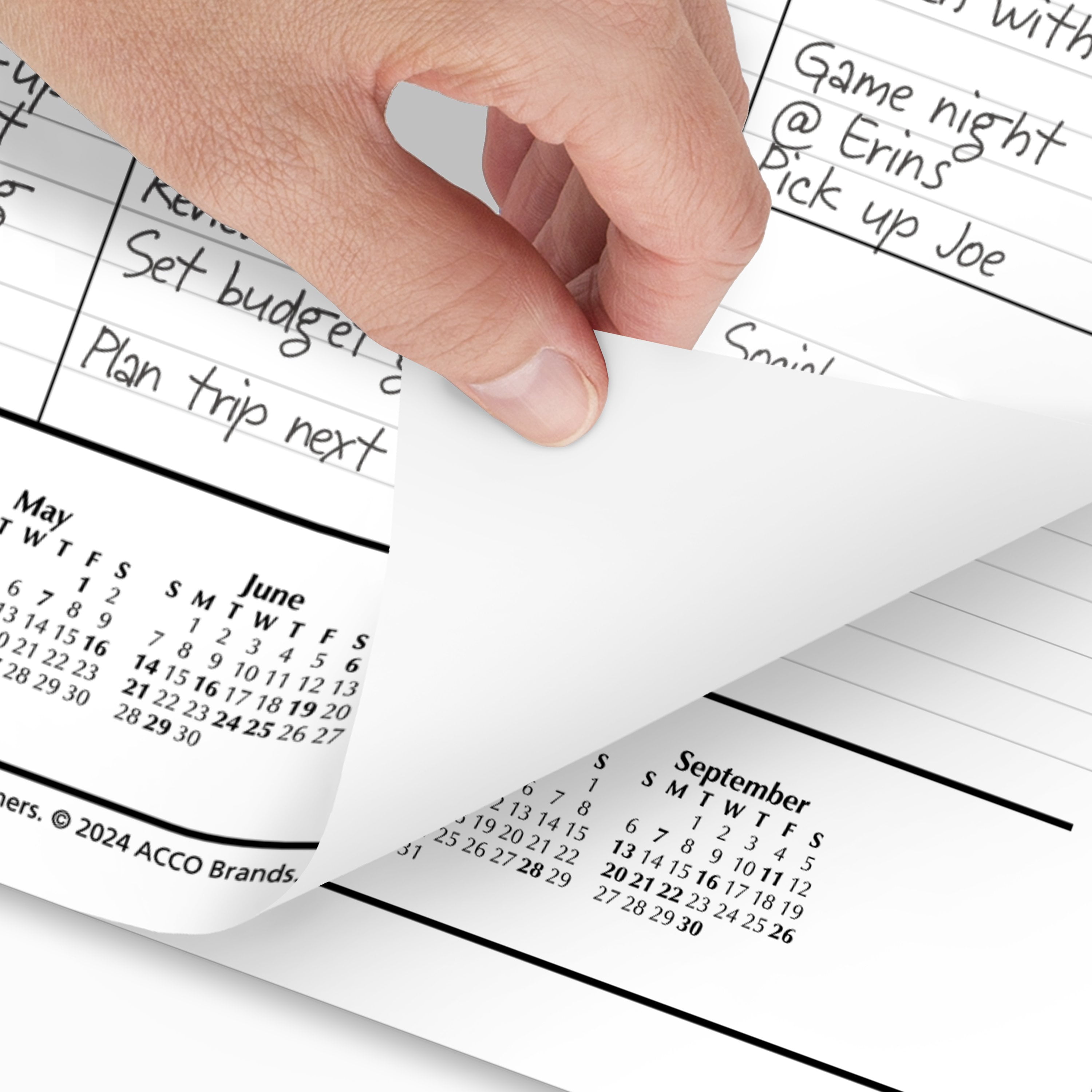 AT-A-GLANCE 2026 Monthly Desk Pad Calendar, 21.75" x 17"