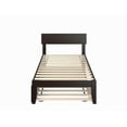 thumbnail image 4 of AFI Boston Modern Wood Twin Bed with Twin Trundle in Espresso, 4 of 7
