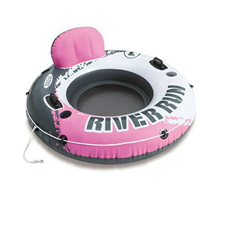 Pink Intex River Run I Inflatable Float Sport Lounge Raft with Cup Holders - Walmart.com