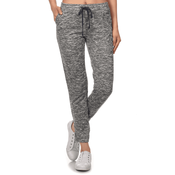 Simlu - Women's Jogger Terry Lounge Long Jersey Pant Drawstring Elastic / Cotton Sweat Pants