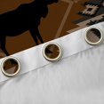 thumbnail image 4 of jejeloiu Safari Animal Deer Blackout Curtains Set of 2 (52x84 Each),Rustic Farmhouse Hunting Window Curtains,Brown Aztec Geometric Curtains and Drapes For Boys Teens,Luxury Bedroom Decor, 4 of 6