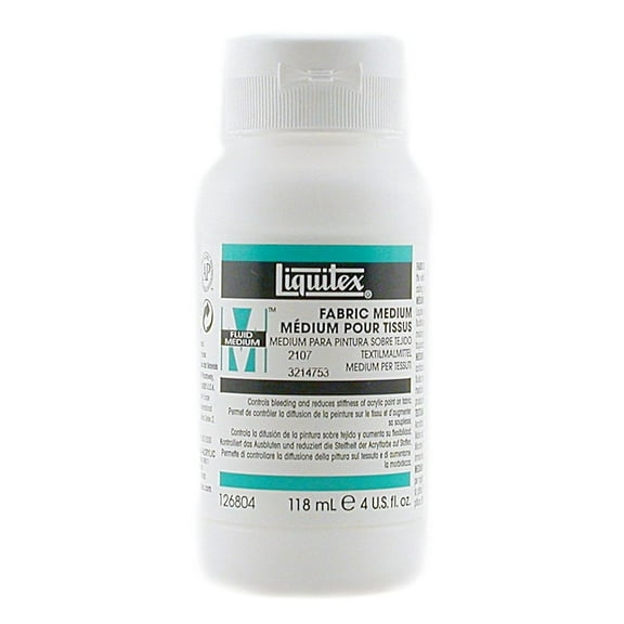 Liquitex Fabric Medium 4Oz Bottle 2/Pack (19840-Pk2)