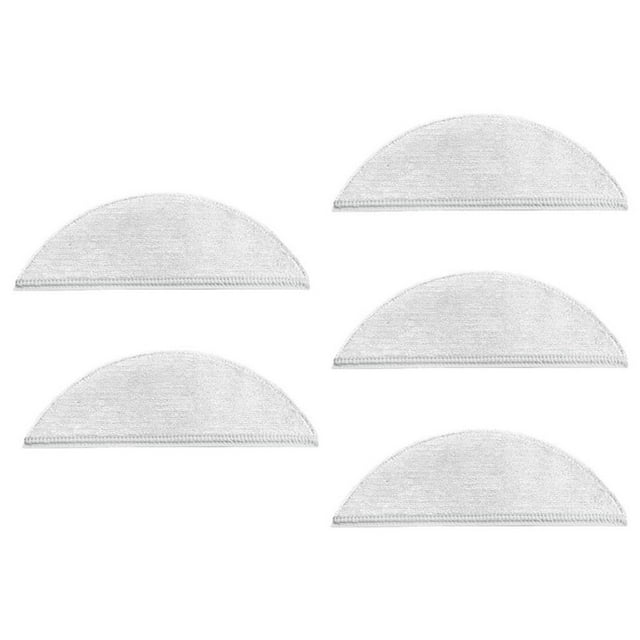 DOLITY 5 Pieces Mop Cloth Rag Attachment Easy to Install Cloth for R1 White