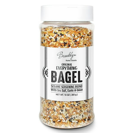 XL Bottle Everything But The Bagel Sesame Seasoning Blend With Sea Salt, Garlic & (Best Of The Onion)