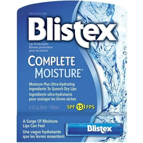 Bálsamo labial Blistex Complete Moisture, 4,4 ml (paquete de 12)