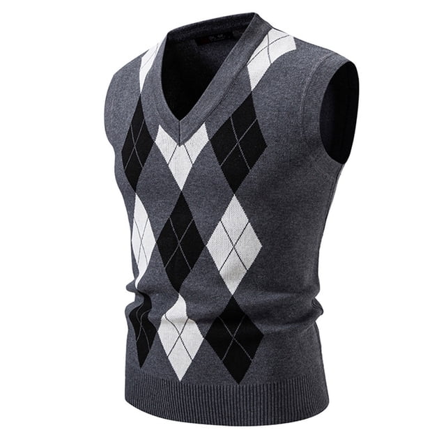 Chaqueta de Punto de Cuello en V de los Hombres, Abrigo Cálido con Ligero Estiramiento para el Otoño Y el Uso Casual Diario, Blusa en Capas de Moda