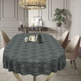 thumbnail image 3 of Geometrical Oval Tablecloth Farmhouse 54"x72" Waterproof Table Cloth Washable Fabric Table Cover for Indoor/Outdoor Home Kitchen Dinner Decor, 3 of 6