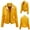 Yellow Long Sleeve Fall Tops D, variant on Jacket for Women Comfy Lounge Casual Lapel Shacket Jacket Fall Fashion Solid Color Office Buttons Jacket Coat Outerwear Long Sleeve Yellow S