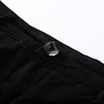 thumbnail image 4 of PEASKJP Cargo Shorts for Men Cotton Summer Classic Loose Fit Zip Cargo Utility Shorts Black L, 4 of 5
