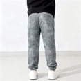 thumbnail image 5 of Klisyaur Joggers for Boys Elastic High Waist Streetwear Sweatpants School Casual Loose Comfy Sport Pants with Pockets, 5 of 5