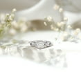 thumbnail image 4 of Rosec Jewels Lab Grown Diamond 5mm Princess Cut Engagement Ring, EF-VS Quality, 14K White Gold, US 9.50, 4 of 9
