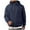 Navy, variant on Men's Sweat Jacket with Hood Leisure Hooded Jacket Zip Hoodie, Casual Sweatshirt Jacket for Winter, Plain Design with Pockets, Ideal for Men's Daily and Outdoor Use,Beige M