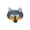 Gray, variant on Halloween Decorations Rabbit Mask, 7.09 x 12 in PU Leather Animal Costume Prop, Halloween Party Decorations for Masquerade Carnival Party (White)