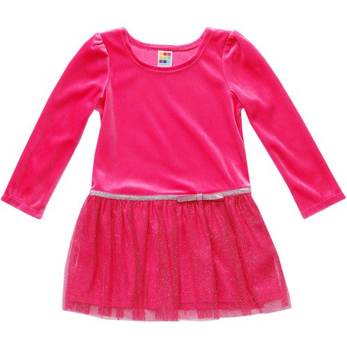 Baby Girls' Velour Dress With Gli