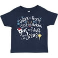 thumbnail image 3 of Inktastic Dance Like Frosty, Shine Like Rudolph, Give Like Santa Boys or Girls Toddler T-Shirt, 3 of 5