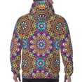 thumbnail image 7 of Naloa Mandala Men's Casual Hooded Collar Drawstring Hoodies Pullover Sweatshirts Casual Long Sleeve Shirts-X-Large, 7 of 7