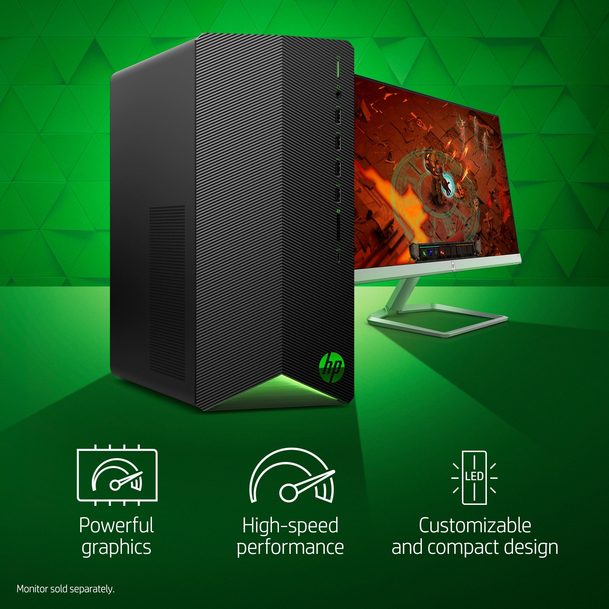 2022 HP Pavilion TG01 Gaming Desktop - AMD Ryzen 5 5600G 6-Core