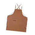 thumbnail image 4 of Delantal de cocina con cuello colgante, resistente al aceite, transpirable, resistente, multiusos, para artistas. Marrón, 4 of 9