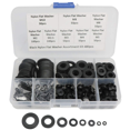 thumbnail image 4 of 960 Pcs Nylon Flat Round Washers Gaskets Spacers Assortment Set for Screw Bolt(Black), 4 of 7