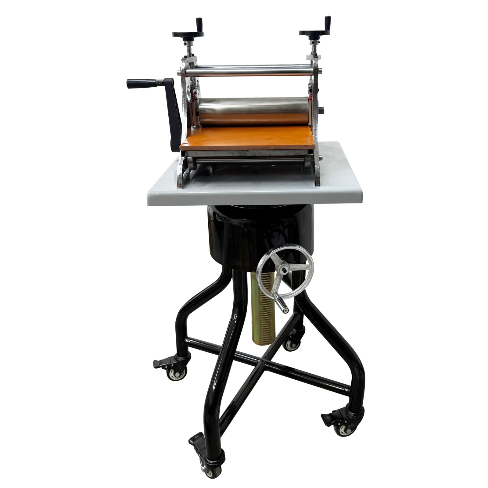 360° Rotating Sculpture Turntable and Printmaking Machine Unit Combined Adjustable Pressure