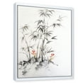 thumbnail image 3 of Designart 'Vintage Black and White Bamboo III' Traditional Framed Canvas Wall Art Print, 3 of 5
