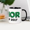 thumbnail image 4 of CafePress - Senior Class 2017 Green Mug - 11 oz Ceramic Mug - Novelty Coffee Tea Cup, 4 of 6