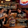thumbnail image 3 of Esterze 250th Anniversary Commemorative Whiskey Bottle, “We The People” Heritage Glass Decanter Set, Patriotic Collector for Anniversaries & History Lovers, 3 of 10