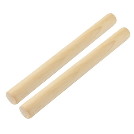 Unique Bargains Baking Pastry Pizza Pasta Dough Roller Hand Rolling Pin Beige 28cm Length 2 (Best Rolling Pin For Pasta)