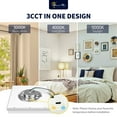 thumbnail image 5 of 7 inch LED Square Slim Flush Mount Ceiling Light, 3000k/4000k/5000k, 12W, 840LM, Dimmable, Damp Location for Bedroom, Kitchen, Office,Closet,Laundry Room (1, 7 inch), 5 of 7