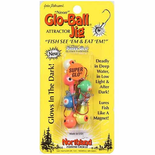 Northland Tackle SuperGlo Jig, 1/8 oz, Assorted