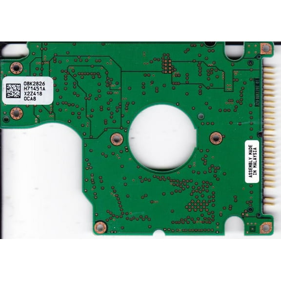 HTS548080M9AT00, PN 08K0639, 08K2826 H71451A, Hitachi 80GB IDE 2.5 PCB