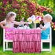 thumbnail image 5 of Uxcell 3Pcs 29x108" Faldas de Mesa de Tinsel con Flecos de Foil Rosa Dorado, 5 of 7